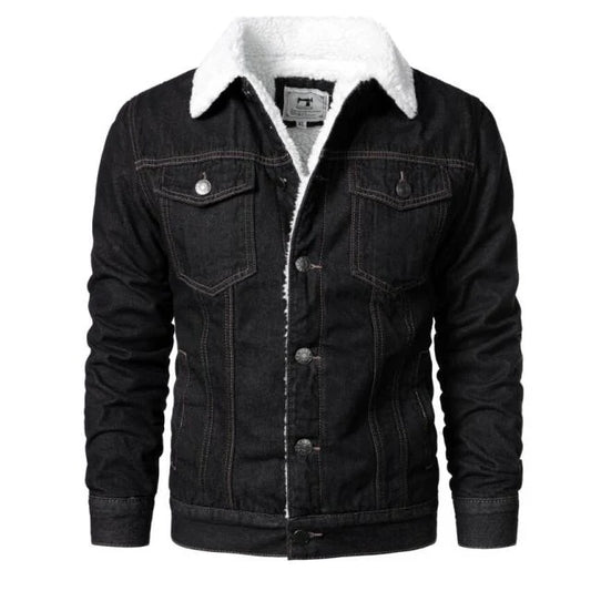 Winters Black Jeans Jacket